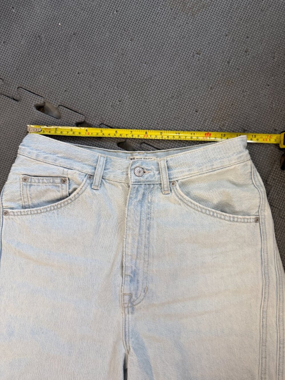 Free People Denim -Culotte Shorts – 28 (oversized)- Light Wash- MSRP $128 - Picture 8 of 14